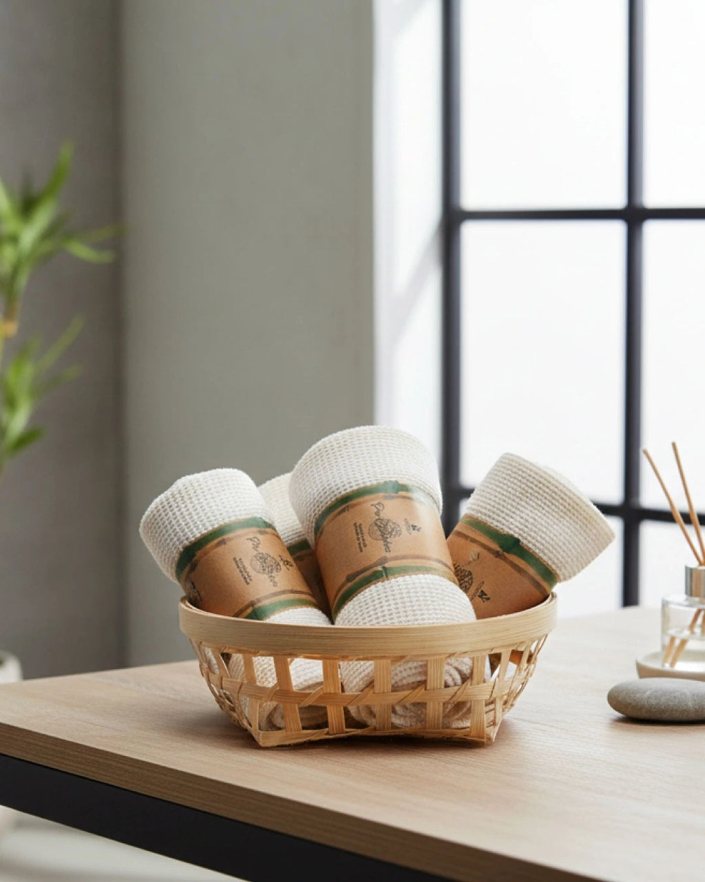 Toalla de Manos 100% Bambú — 50×100 cm