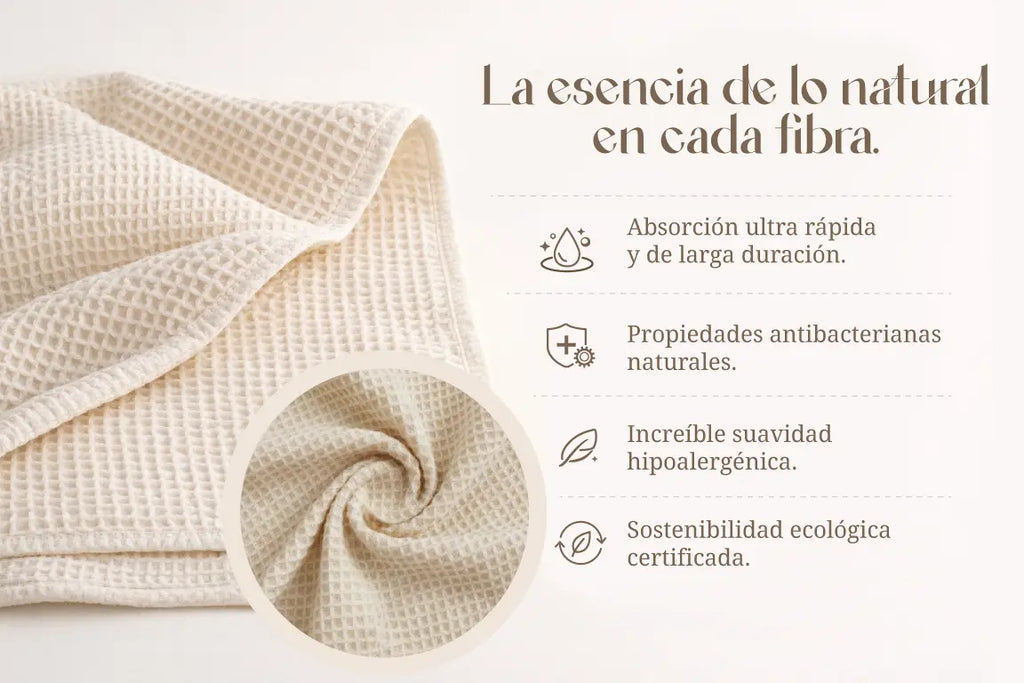 Toalla de Baño Premium 100% Bambú — 100×140 cm