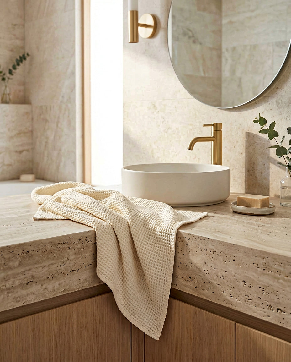 Toalla de Manos Premium 100% Bambú — 50×100 cm